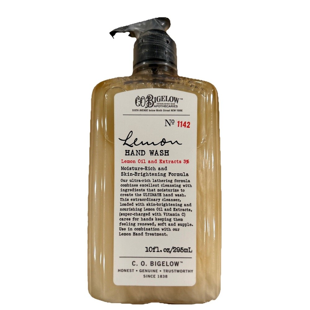 C.O. Bigelow Lemon Hand Wash No. 1142 Liquid Hand Soap 10oz